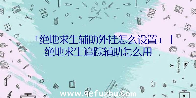 「绝地求生辅助外挂怎么设置」|绝地求生追踪辅助怎么用